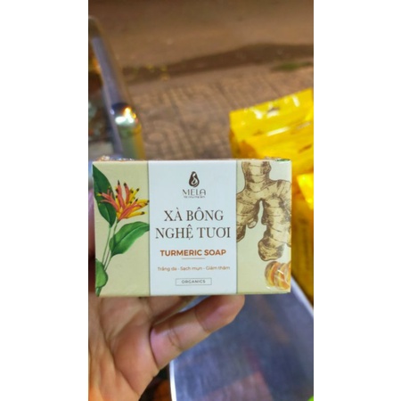 Xà Bông Nghệ MELA HCM tặng kèm lưới tạo bọt | BigBuy360 - bigbuy360.vn