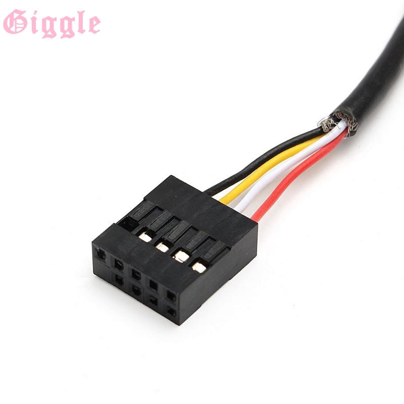 Bộ bo mạch mở rộng 9 chân cắm kết nối 1 cổng USB với 2 cổng USB kèm dây cáp | BigBuy360 - bigbuy360.vn