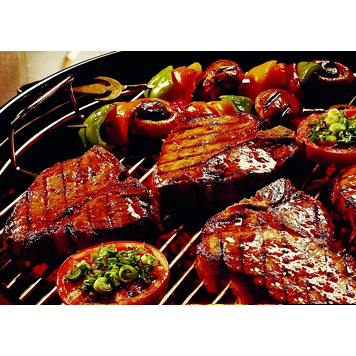 Sốt ướp thịt nướng Hàn Quốc O'food - Sốt BBQ OFood vị cay và vị truyền thống lọ 240gram dùng cho 1,2kg thịt