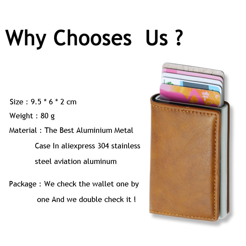 Ví đựng Thẻ THÔNG MINH Chống RFID Hộp đựng Thẻ Ngân Hàng Atm Card Visit | BigBuy360 - bigbuy360.vn