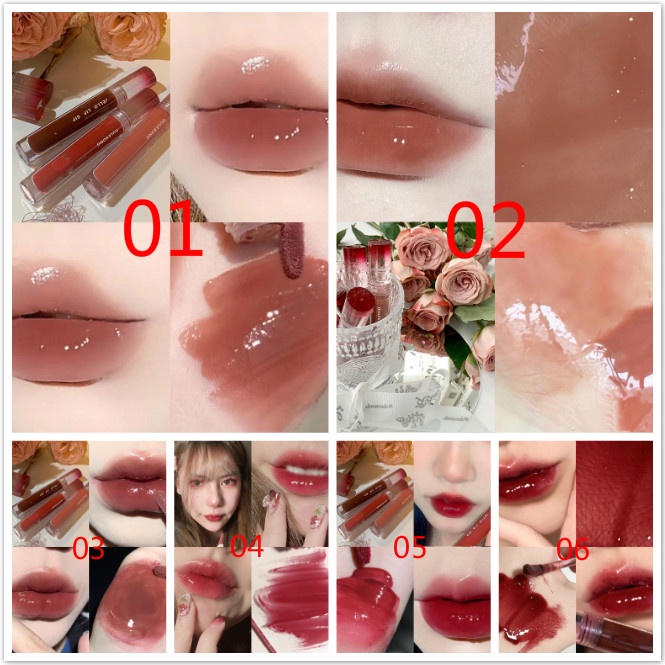 [Hàng mới về] Son Môi Qipin Với 6 Màu Lựa Chọn Hỗ Trợ Dưỡng Ẩm Chống Thấm Nước Không Dính Thành Cốc