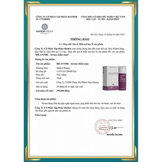 Serum chăm sóc da mụn (Serum Dr Antibi) Dr.Antibi 10ml