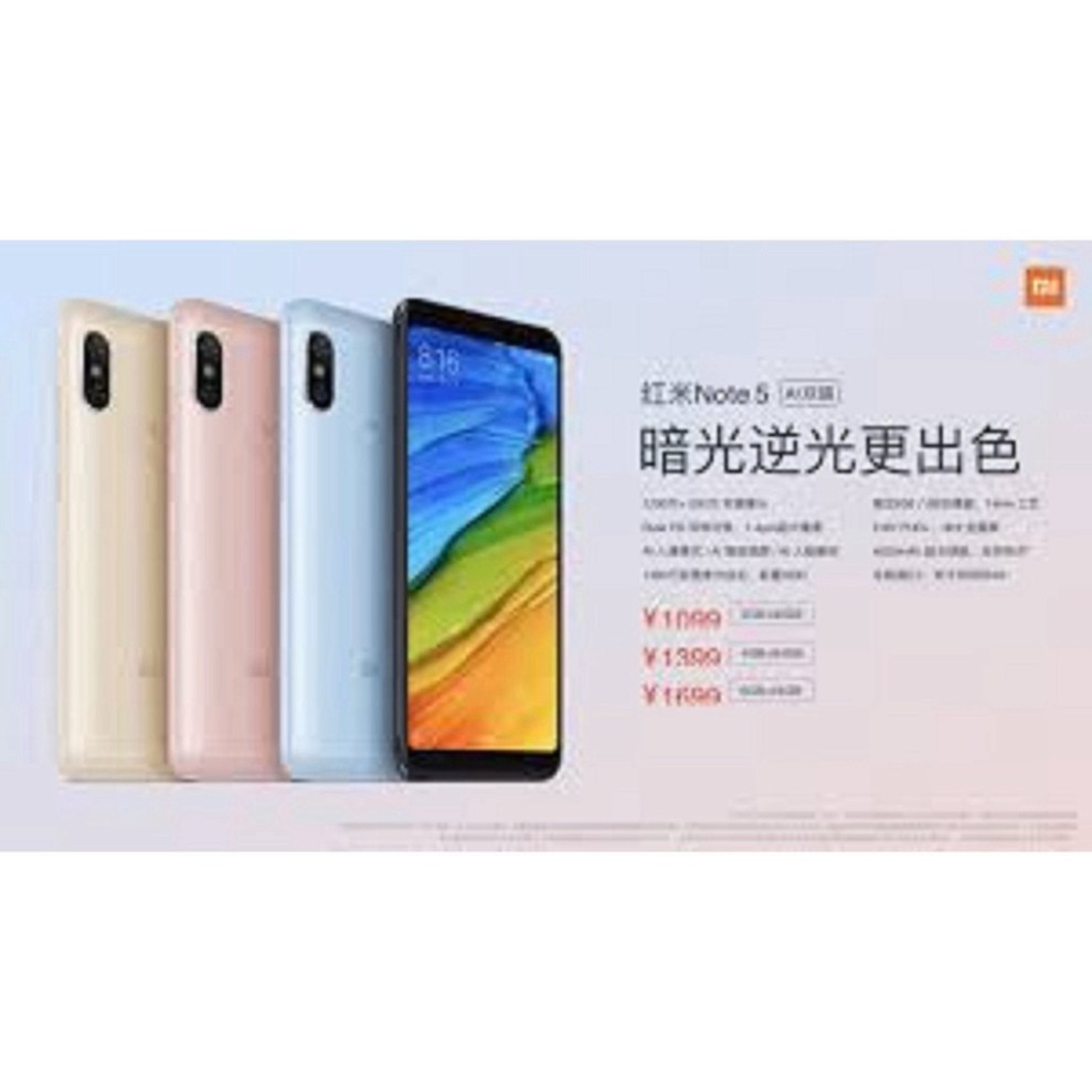 [SIÊU SALE] điện thoại Xiaomi Redmi Note 5 Pro 2sim ram 4G rom 64G Chính hãng, Chiến PUBG/Free Fire mượt