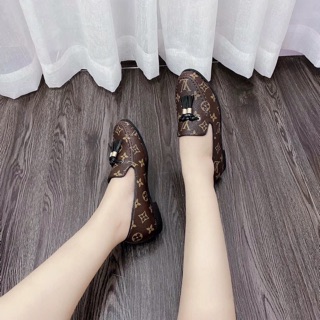Giày moka chuông lv cực chất