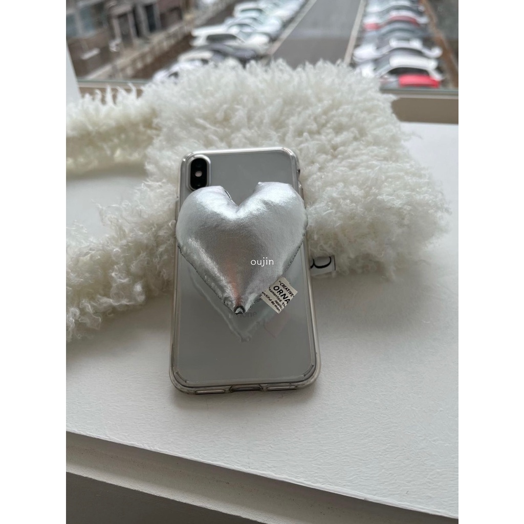 Ốp Điện Thoại In Hình Trái Tim Phong Cách Hàn Quốc Cho Iphone 15 / 14 / 13pro / 12promax / 11 / xr