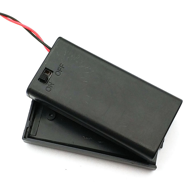 Bộ 7 Hộp Đựng Pin AA 2 Ngăn Kèm Công Tắc