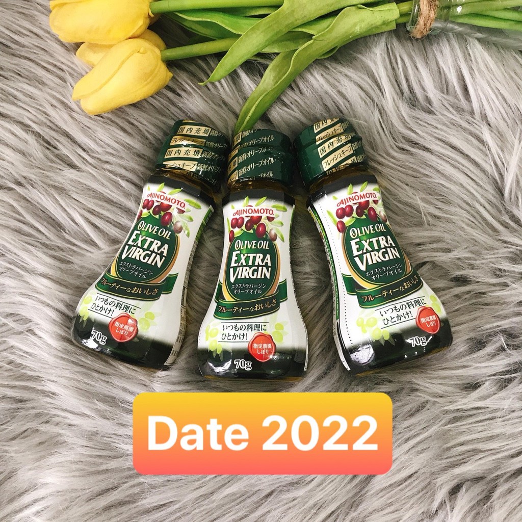 Dầu Olive Extra Virgin Ajinomoto Nhật nguyên chất cho bé ăn dặm (2022)