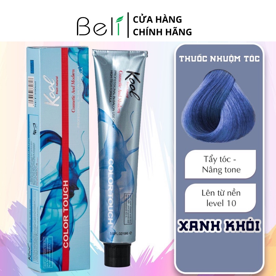 Thuốc Nhuộm Tóc KoolPro Nam Màu XANH KHÓI 100g - LIGHT BLUE SEA - Sammy Prosseional