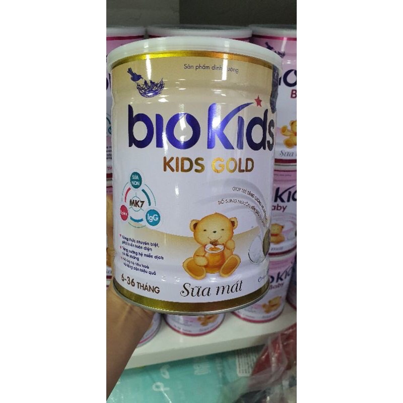 Sữa Biokids baby, pedia, kids gold 900g date mới