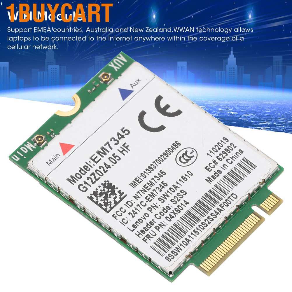 Card Mạng Wifi Không Dây 4g Ngff M2 802.11n Cho Lenovo Em7345 | BigBuy360 - bigbuy360.vn