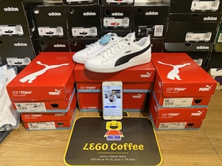 Giày nữ Puma chính hãng - v2 smash