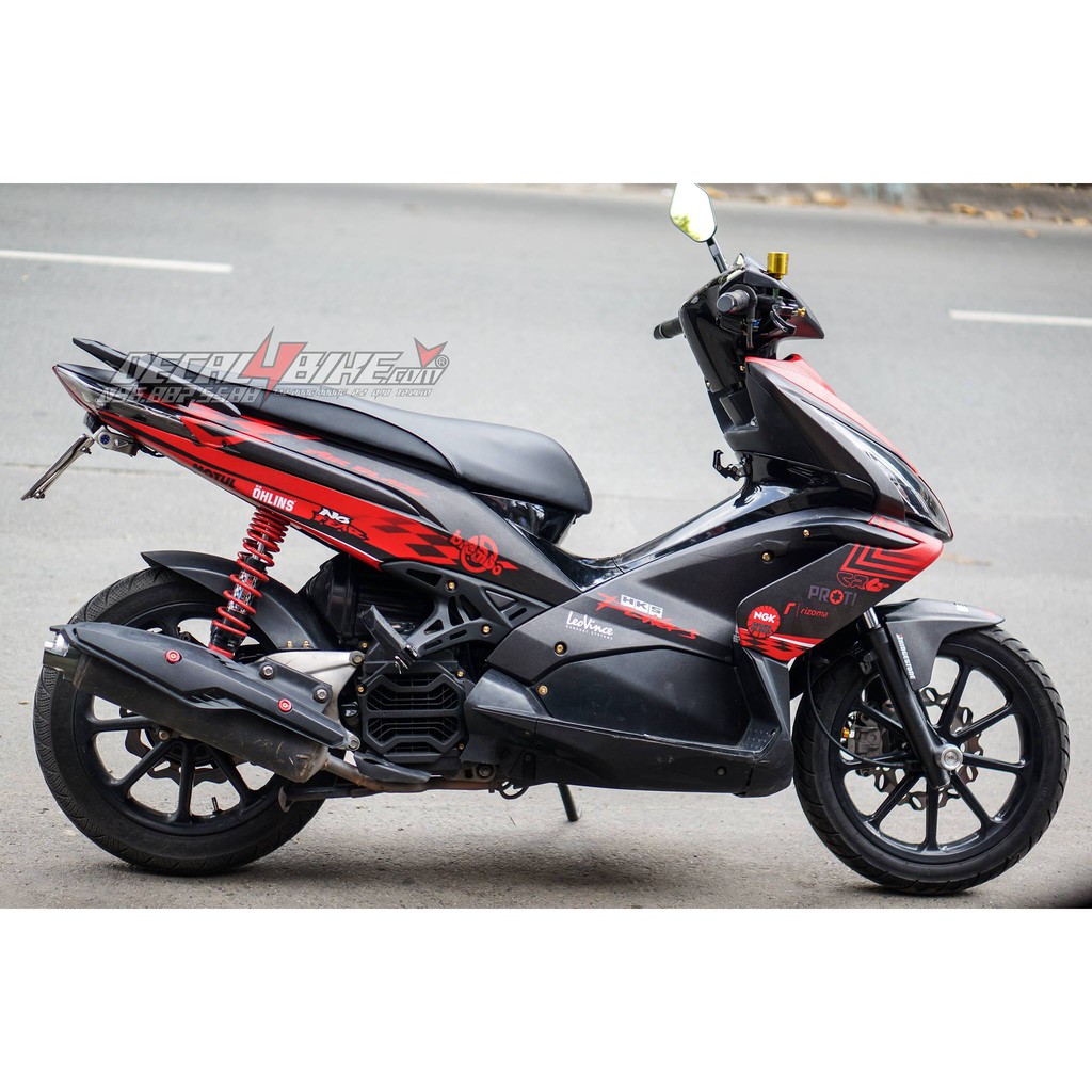 Tem trùm xe Air Blade 2010 Racing