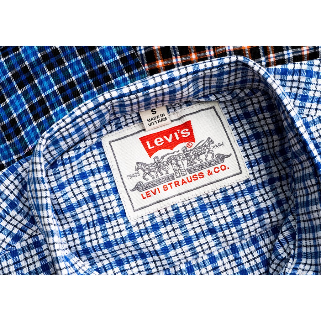 Sơ mi nam caro ngắn tay LVS Poly không nhăn màu XANH DA NHẠT chủ đạo - Phong Cách Trẻ Trung [Ảnh Thật 100%] | BigBuy360 - bigbuy360.vn