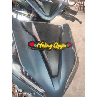 Bảng Tên Xe Mica