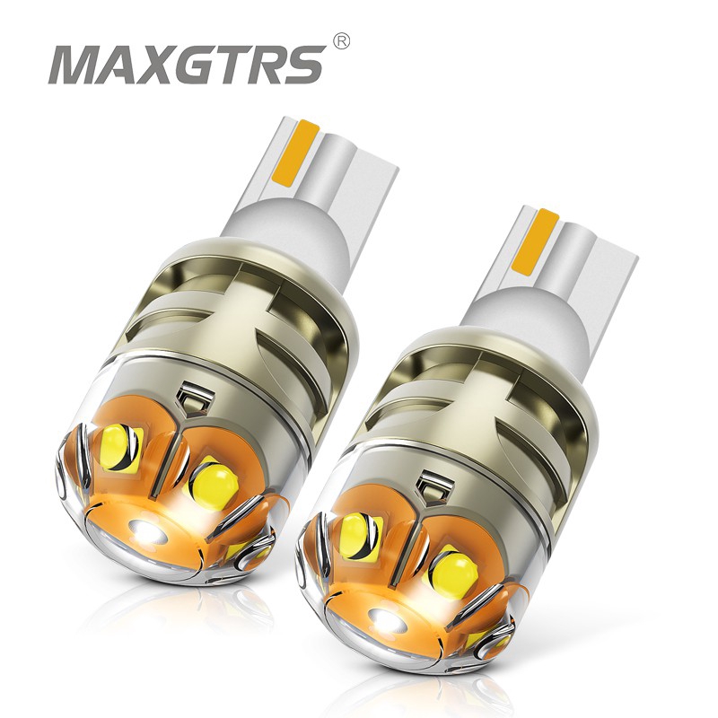 Set 2 bóng đèn LED MAXGTRS W16W T15 912 921 thay thế chuyên dụng cho xe hơi