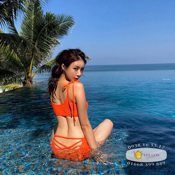 Set bikini 2 mảnh Cam Vitamin C