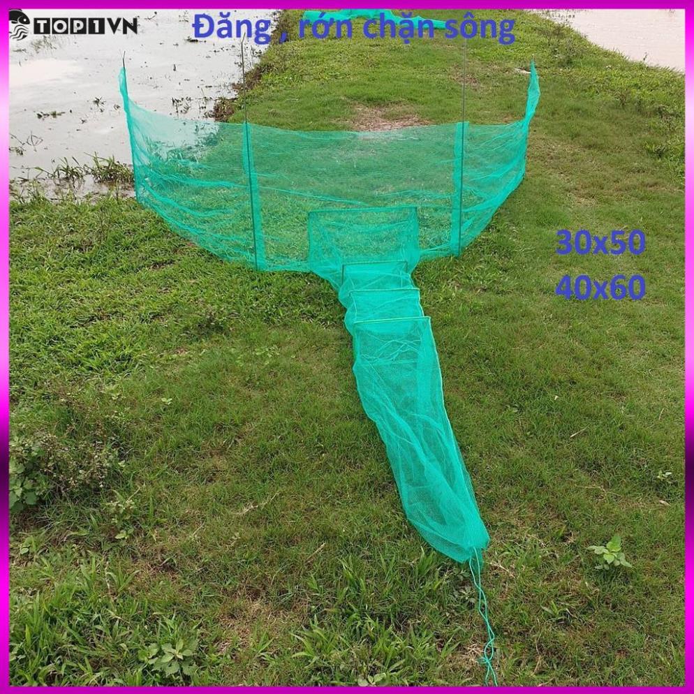 Lưới Đăng chặn sông, cống - bắt tôm tép tất cả các loại cá - Dớn bắt cá, cua, lươn - Đồ Câu Cá 68