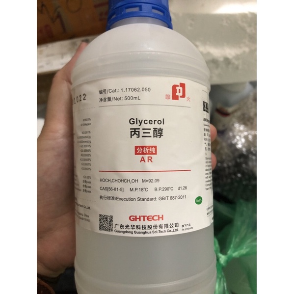 Glycerol glyxerol glycerin glyxerin chất pha mực xăm lọ 500ml