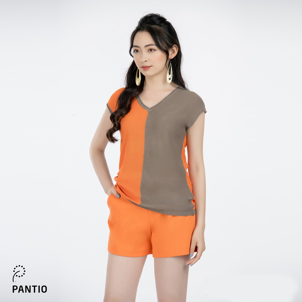 Quần short nữ dáng suông cạp cao FQN3252 - PANTIO
