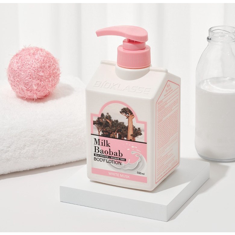 Sữa Dưỡng Thể Hương Sữa BAOBAB Hàn Quốc 250ml / 500ml