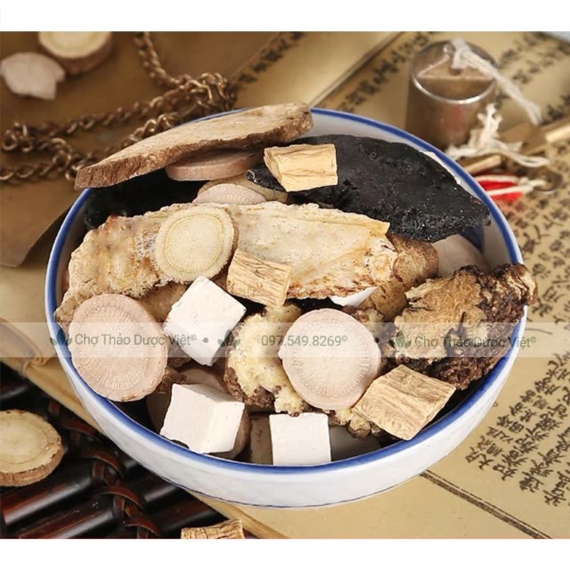 5 Thang Bát Trân Thang (Bồi Bổ Khí Huyết, Suy Nhược Cơ Thể) - Khung Quy, Thục Thược, Sâm Linh, Truật Thảo