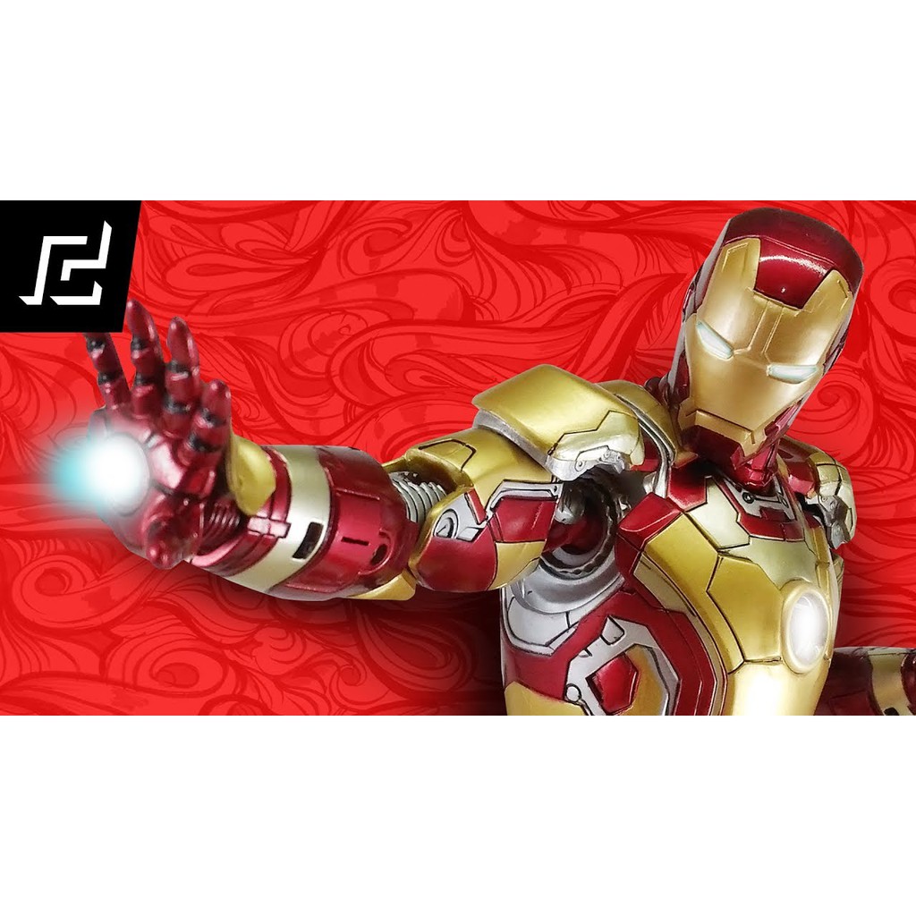 Mô hình đồ chơi Iron Man Mark 42 mk 42 vàng hãng hochoi Haocaitoy - Avengers