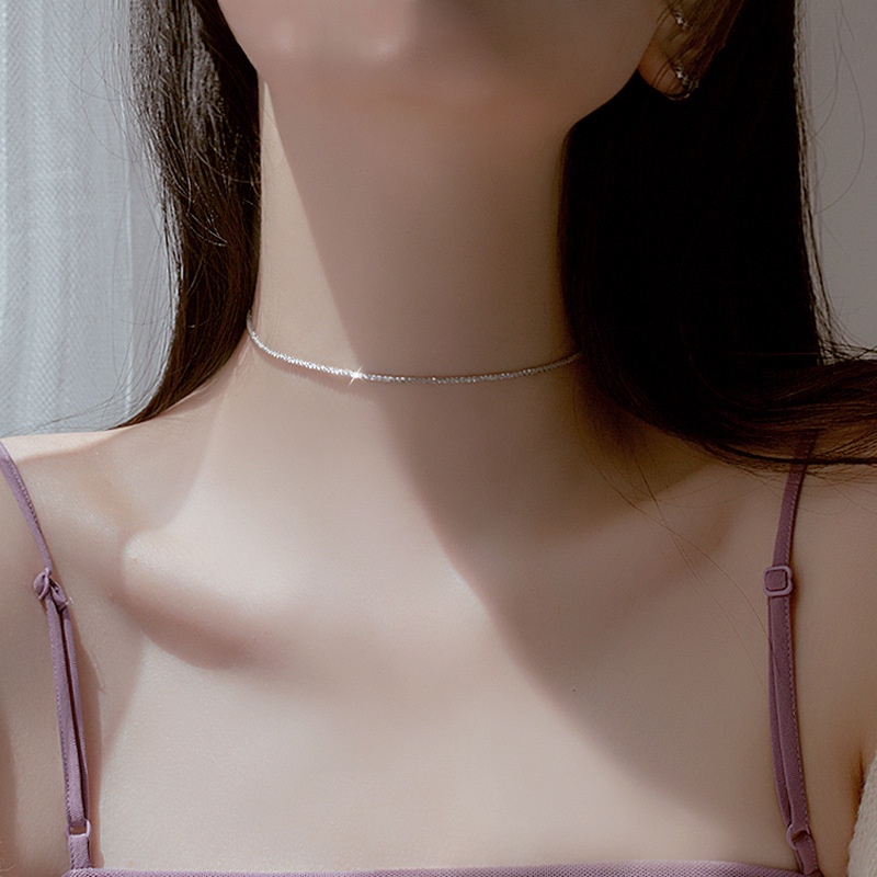 Vòng cổ choker We Flower đính kim sa lấp lánh thời trang cho nữ