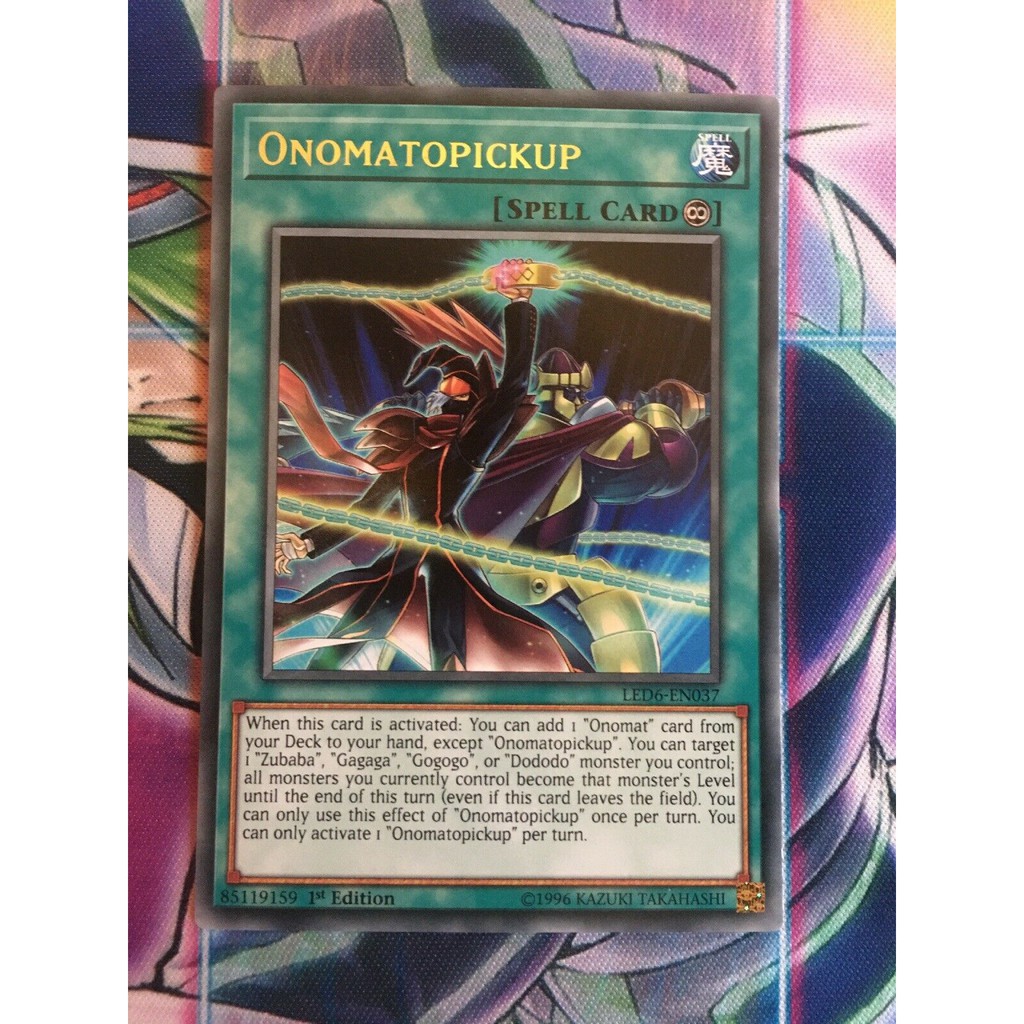 THẺ BÀI YUGIOH Onomatopickup - Rare