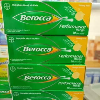 Viên sủi Berocca vị cam,xoài