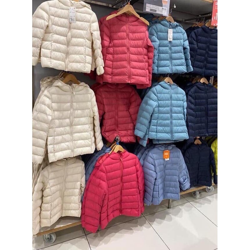Áo phao kid Uniqlo có mũ boy