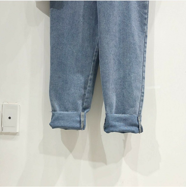 Yếm Quần Jean Cắt Gấu VINTAGE Unisez | BigBuy360 - bigbuy360.vn