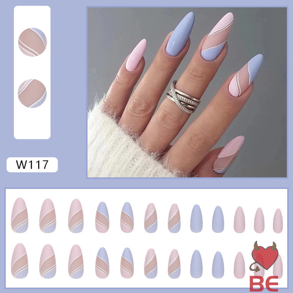 Set 24 móng tay giả YADORNOS tự trang trí cho salon