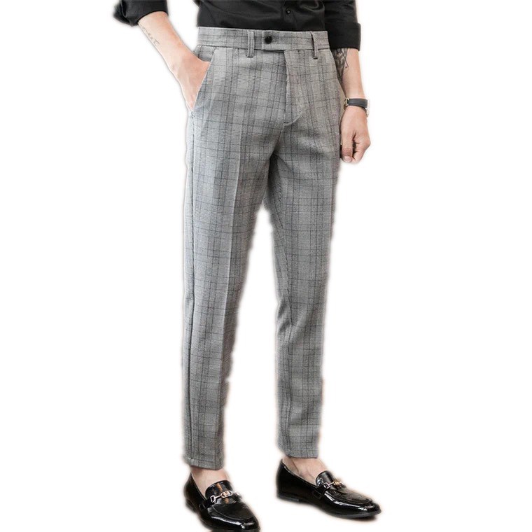 Quần Kẻ Caro Nam 💕1𝖍𝖆𝖓𝖉💕 Quần Âu Nam Thiết Kế Họa Tiết Cao, Form Dáng Body Hàn Quốc - Mặc Là Đẹp - Mã QCR | BigBuy360 - bigbuy360.vn