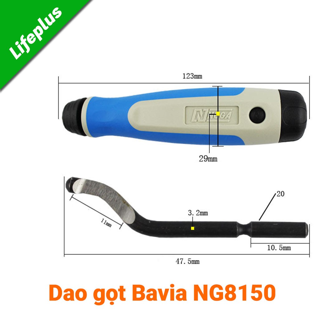 Bộ Dao cạo Bavia Noga NG8150 ISAEL