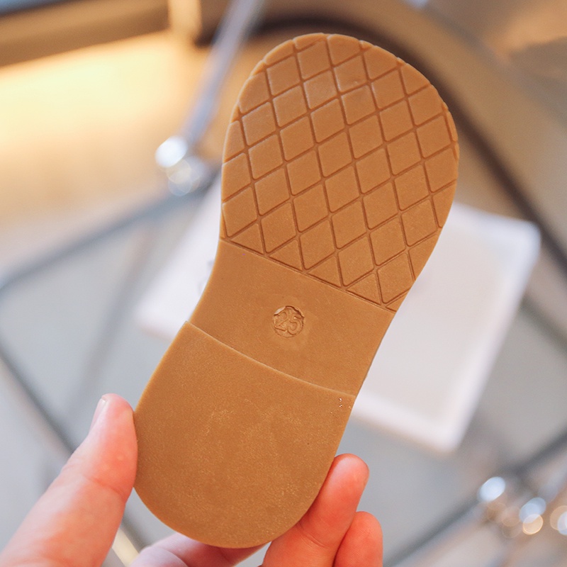 Xăng đan Đế Mềm Chống Trượt Đính Nơ Dễ Thương Dành Cho Bé Gái 2-16 Tuổi