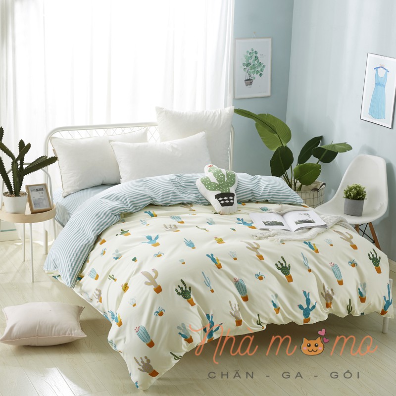 BỘ CHĂN GA GỐI COTTON POLY HOT TREND 2020 - HÀNG NHẬP KHẨU - CHAT CHỌN MẪU