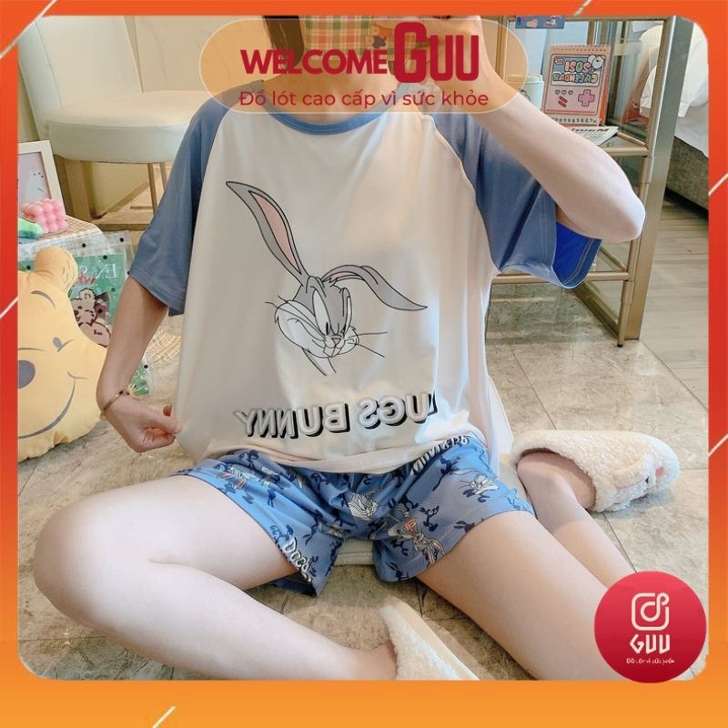 Bộ Ngủ Nữ Siêu Dễ thương- Đồ Bộ Mặc Nhà Cute N02_GUU | BigBuy360 - bigbuy360.vn