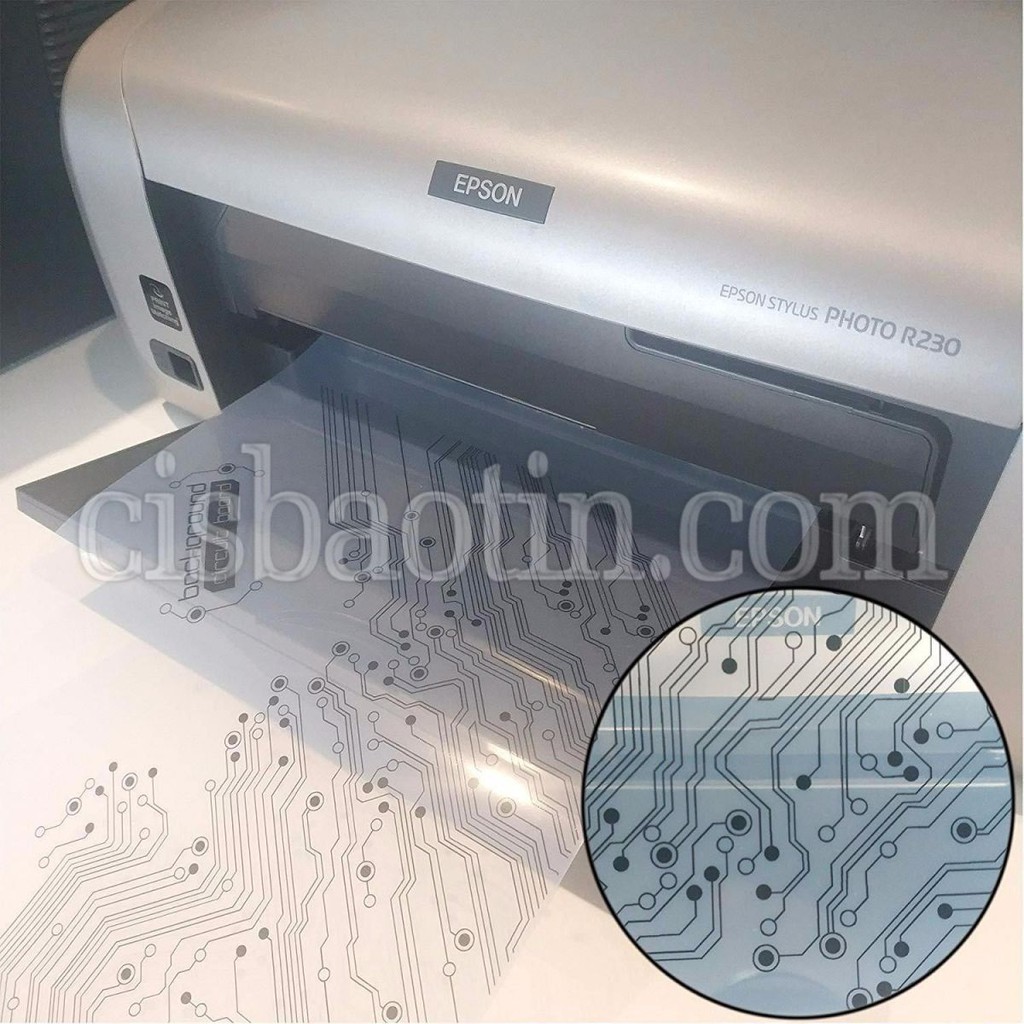 FILM CHẾ BẢN IN PHUN KHÔNG KHÁNG NƯỚC A3 LOẠI TRONG SUỐT