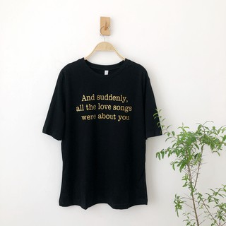T-shirt Black Gold