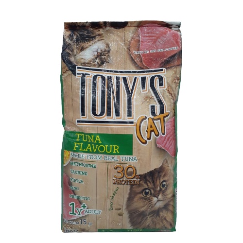 Hạt cho mèo Tony's Cat vị Cá Ngừ túi 500gr, Hạt cho mèo trưởng thành trên 1 tuổi