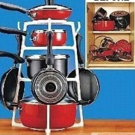 Giá Đỡ Nắp Nồi 4 Tầng Tiện Dụng Cho Nhà Bếp | BigBuy360 - bigbuy360.vn