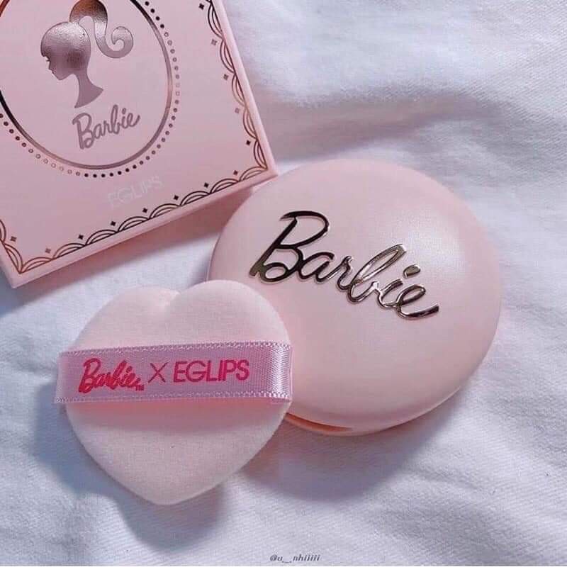 Phấn phủ kiềm dầu Eglips x Barbie Blur Powder Pact