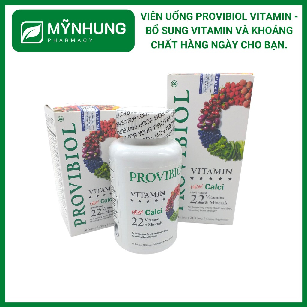 Viên uống provibiol vitamin - Bổ sung vitamin và khoáng chất hàng ngày cho bạn.