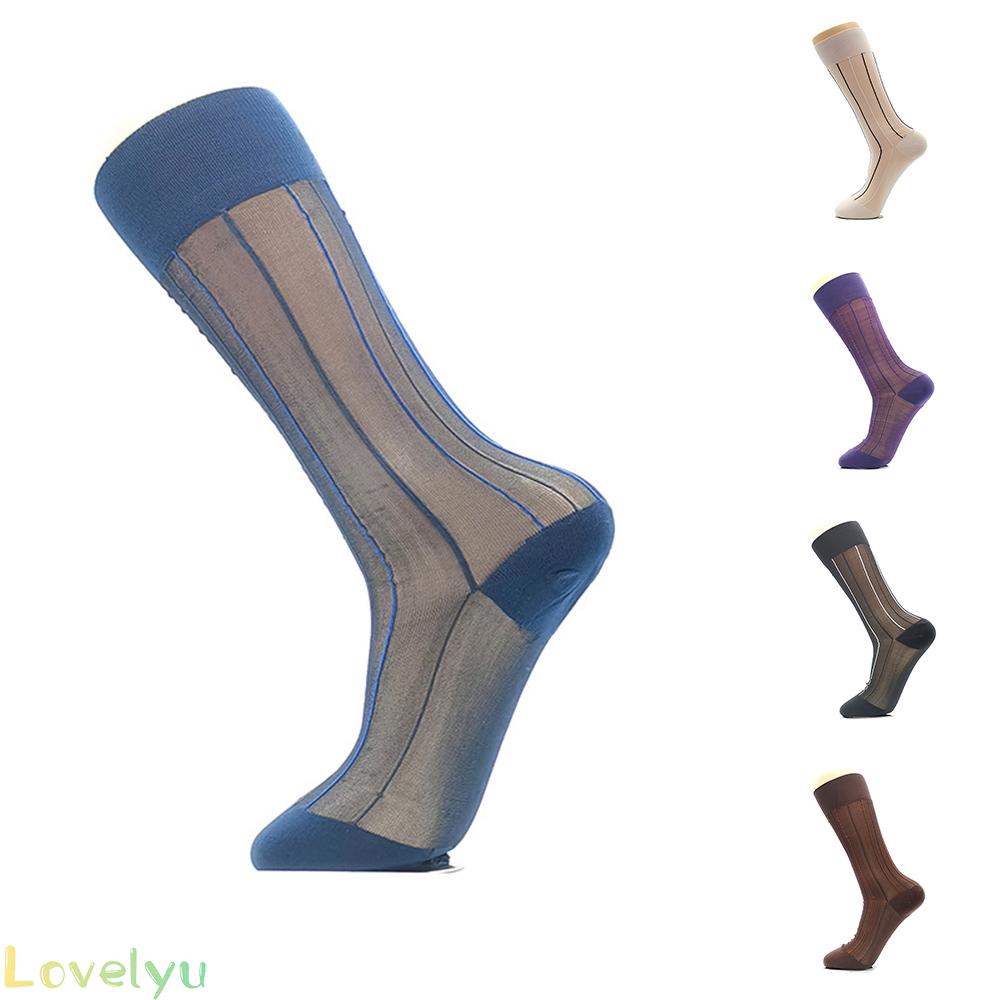 &lt;READY STOCK&gt;Mens Dress Socks 1 Pairs Lot Striped Casual Fashion Sexy Knee High Stockings MxvvuM lzONWwo aUWzne100% brand new！