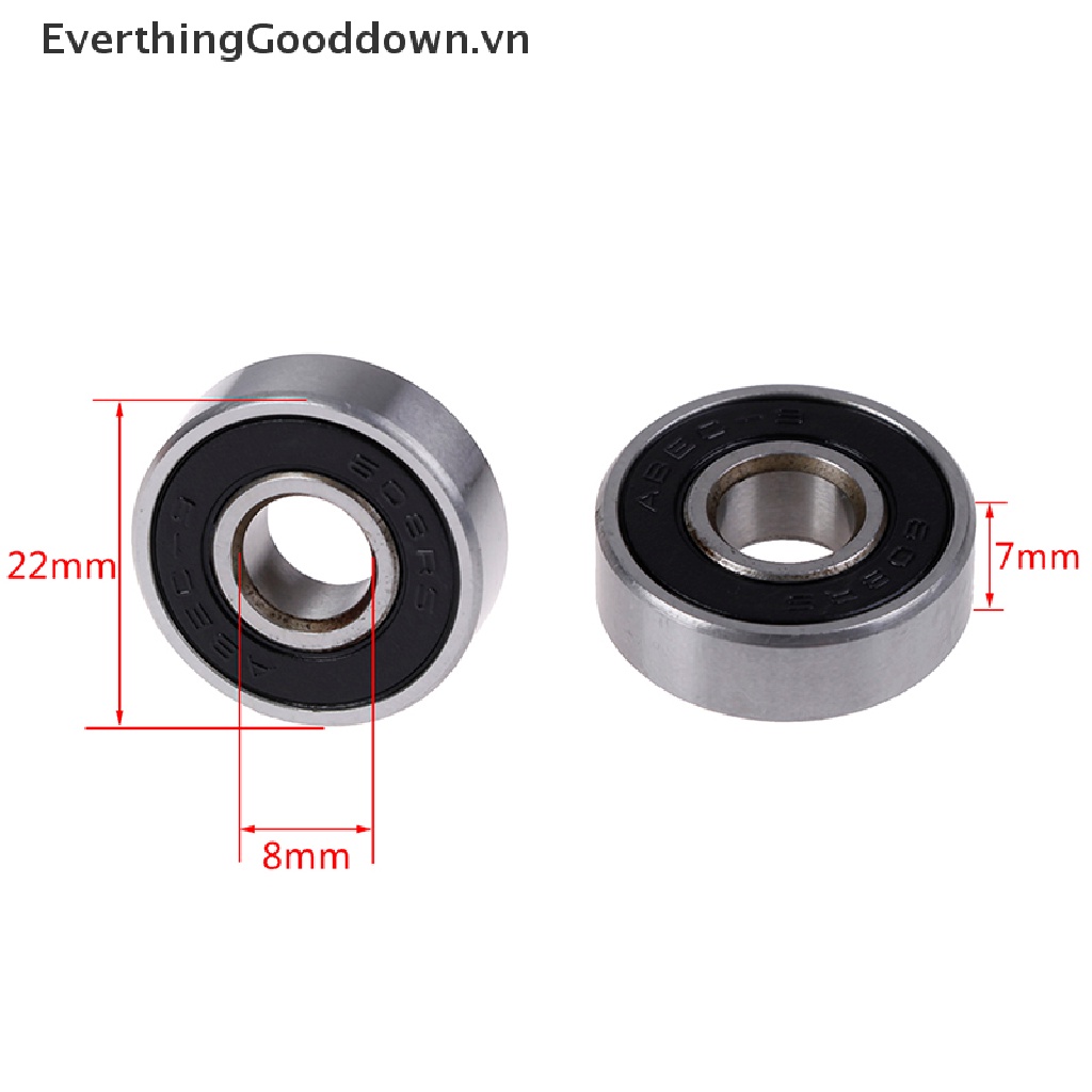 Set 10 Vòng Bi 608 ABEC-9 Không Gây Tiếng Ồn Thay Thế Cho Bánh Xe Scooter