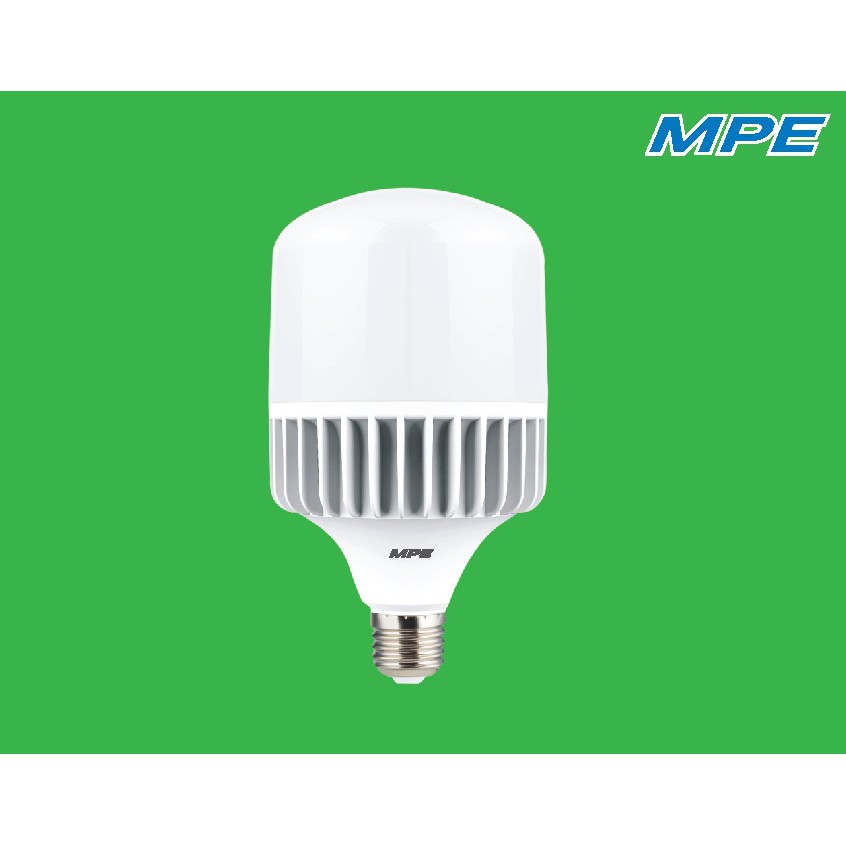 Đèn Led bulb trụ MPE 20w - 30w - 40w- tán nhôm tản nhiệt