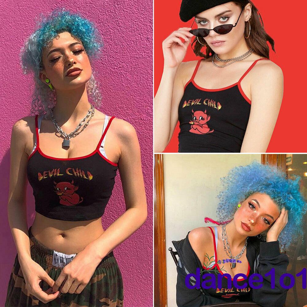 Áo Croptop Sát Nách Chất Cotton Hoạ Tiết In Thiết Kế Quyến Rũ