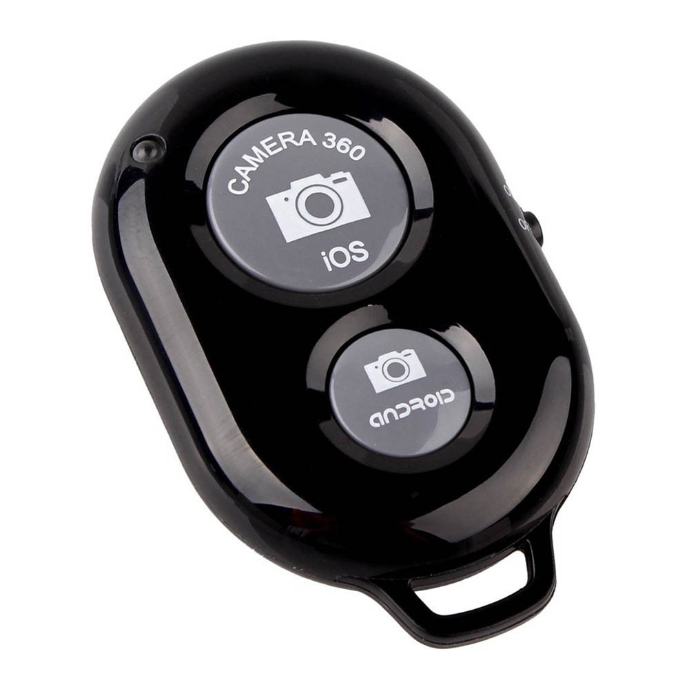 100 Remote chụp ảnh cho điện thoại Bluetooth Shutter (Màu Đen) | BigBuy360 - bigbuy360.vn