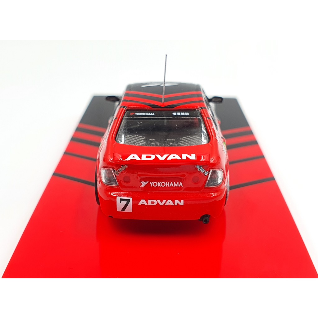 Xe Mô Hình Toyota Altezza Macau Guia Race 2003 Tỉ lệ 1:64 Hãng sản xuất Tarmac Works ( Đỏ Đen )