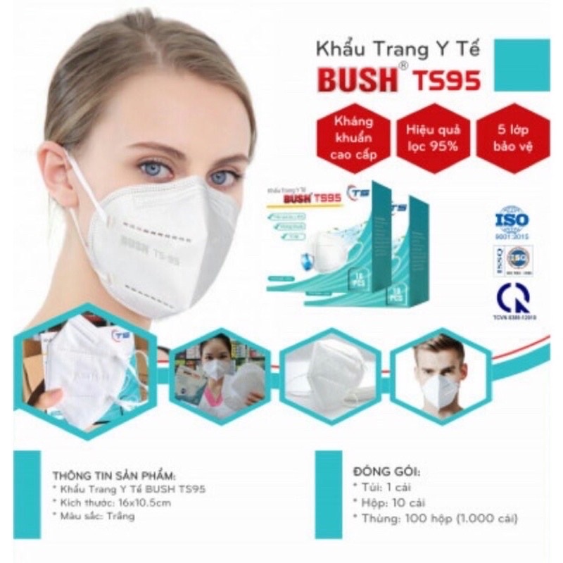 Khẩu trang TS95 5 lớp
